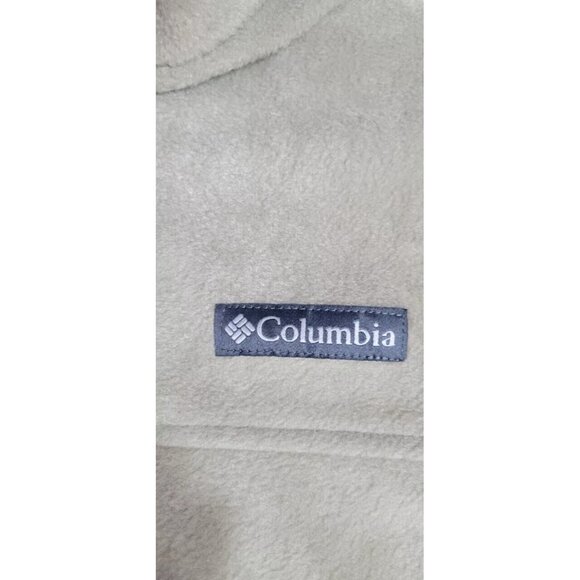 Columbia Steens Mountain Fleece Jacket Mens XXL Beige Full Zip Outdoor Hiking - Picture 5 of 9